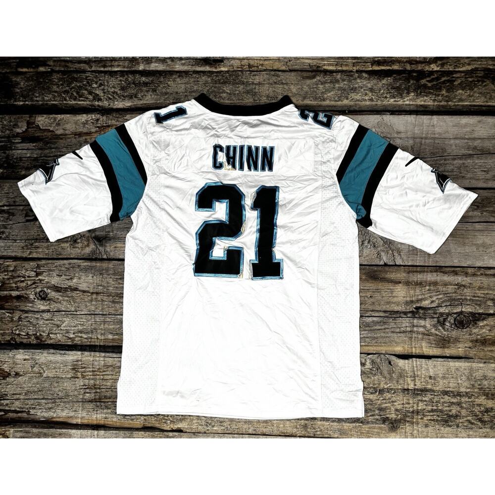 MENS Large - Nike NFL Carolina Panthers #21 Jeremy Chinn On Field Jersey